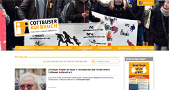 Desktop Screenshot of cottbuser-aufbruch.de