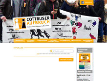 Tablet Screenshot of cottbuser-aufbruch.de